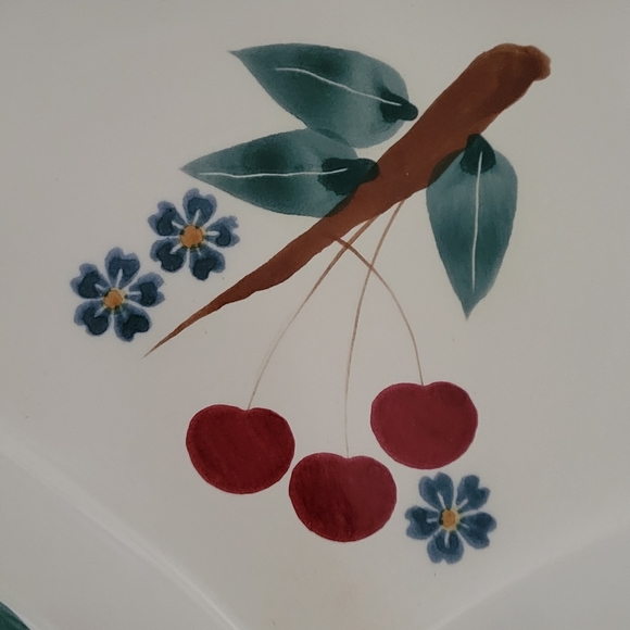 Chaparral Pottery USA Painted Heart Baking Dish Cherry - Picture 3 of 8